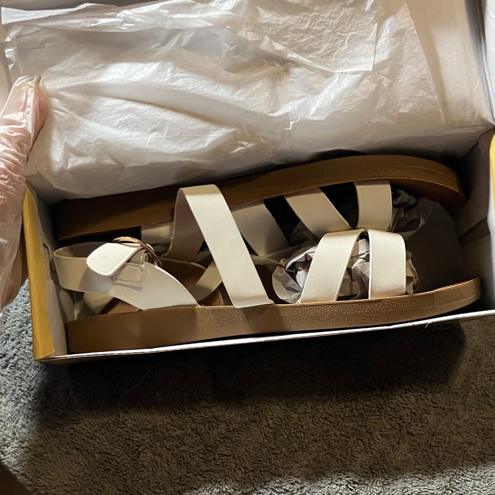 Stylish Cream Sandals